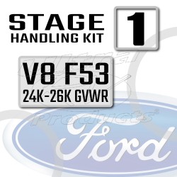Stage 1  -  2021+ Ford F53 V8 Class-A 24-26K GVWR Handling Kit